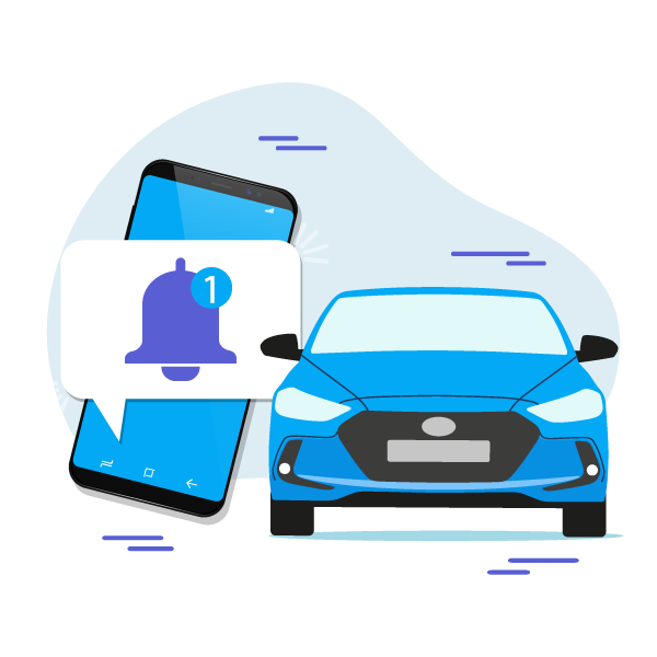 Car with Notifcations